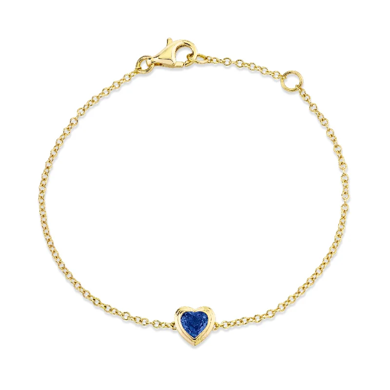 Yellow Gold/Blue Sapphire